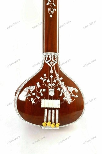 Highly Professional Indian Musical Tun Wood 4 String Tambura Instruments Tanpura - Picture 9 of 13