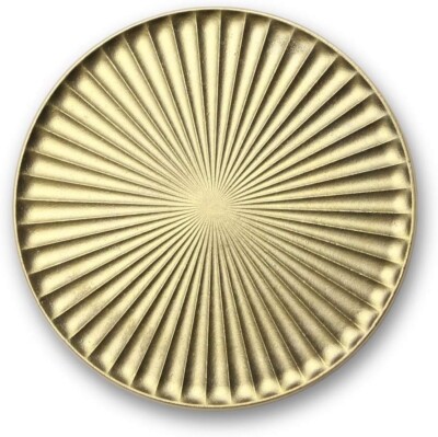 FUTAGAMI Brass Coaster ''Kobo''   Handcrafted Sand-Cast Design NEW