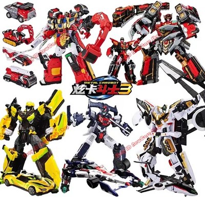 Metal Cardbot S Season 2 Vehicle Car Transform Action Figure Robot Combiner Toys