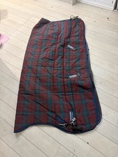 Burgundy Check Rhino Houseware Wug Rug 6’3 heavyweight  