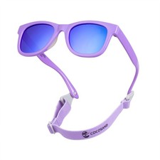 Cocosand Flexible Polarized Baby Sunglasses Strap Soft Silicone Nose Pad Uv