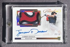 2022 Flawless Jarren Duran GOLD Patch Auto /10 Beautiful Patch/Auto Combo