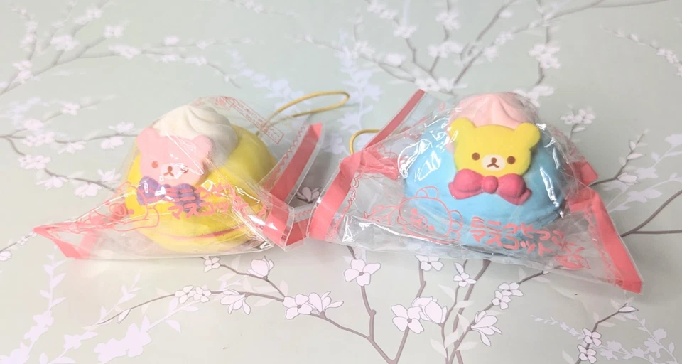 Rilakkuma Set di 2 Macaroon Squishy San-x - Immagine 2 di 4