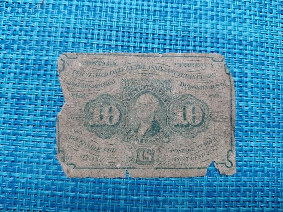 🇺🇸 United States assortment of 6 FRACTIONAL CURRENCY banknotes 112125-8 - Image 4 of 4