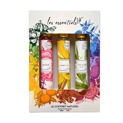 Les Essentiels Gift Set  Rose / Vanille / Thé Vert   EDP 3x30ml