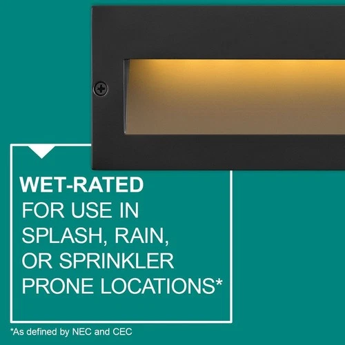 Hinkley Lighting - Taper - 2.5W 1 LED Wide Horizontal Step Light In Modern-3.25 - Picture 3 of 4