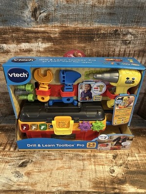  Vtech Drill and Learn Toolbox Pro 2-5yrs Learning Playset Toy NEW  