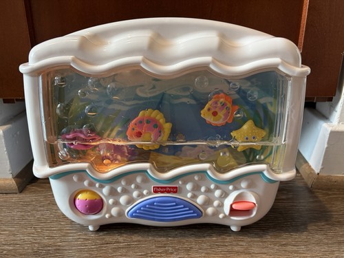 Vintage Fisher-Price Ocean Wonders Aquarium Baby Crib Soother Tested Working