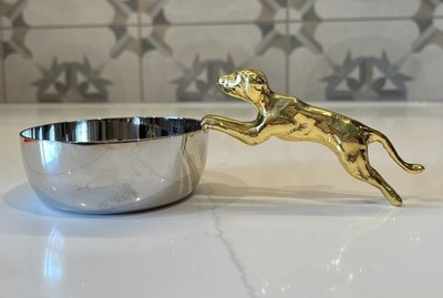 Michael Aram Dog Scoop Stainless Steel & Brass 1/2 Cup Scoop 