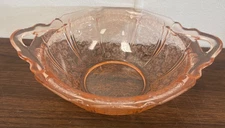 Jeannette Pink Cherry Blossom 9" Round 2-Handled Bowl