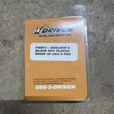 Nos Driven 3 Piece Block Off Plates DSBLOCK6 Suzuki 