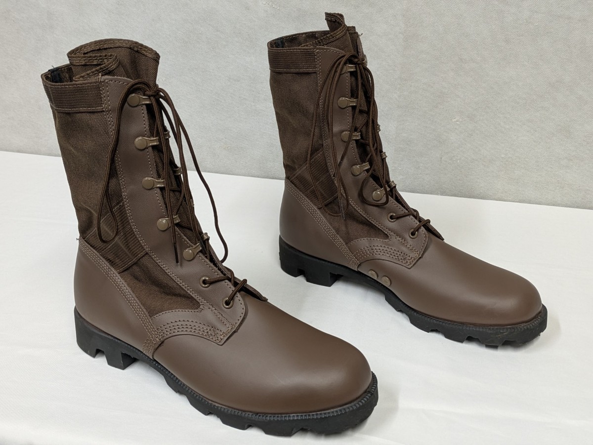 British Army Military MOD Wellco Jungle Combat Boots Brown