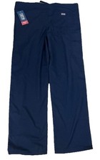 Cherokee Cargo Scrub Pants Navy Originals Unisex Drawstring Durable Size Small
