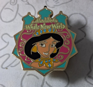 Jasmine Aladdin A Whole New World Game Prize TDR TDS Disney Pin 39836