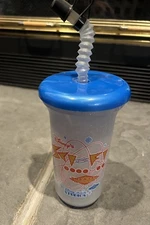 DISNEY Hollywood Studio Sci-Fi Dine In Restaurant Theater Glow In The Dark Cup