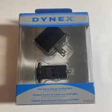 Dynex Durable Compat Universial 1.0 AMP USB Home / Car Charging Kit