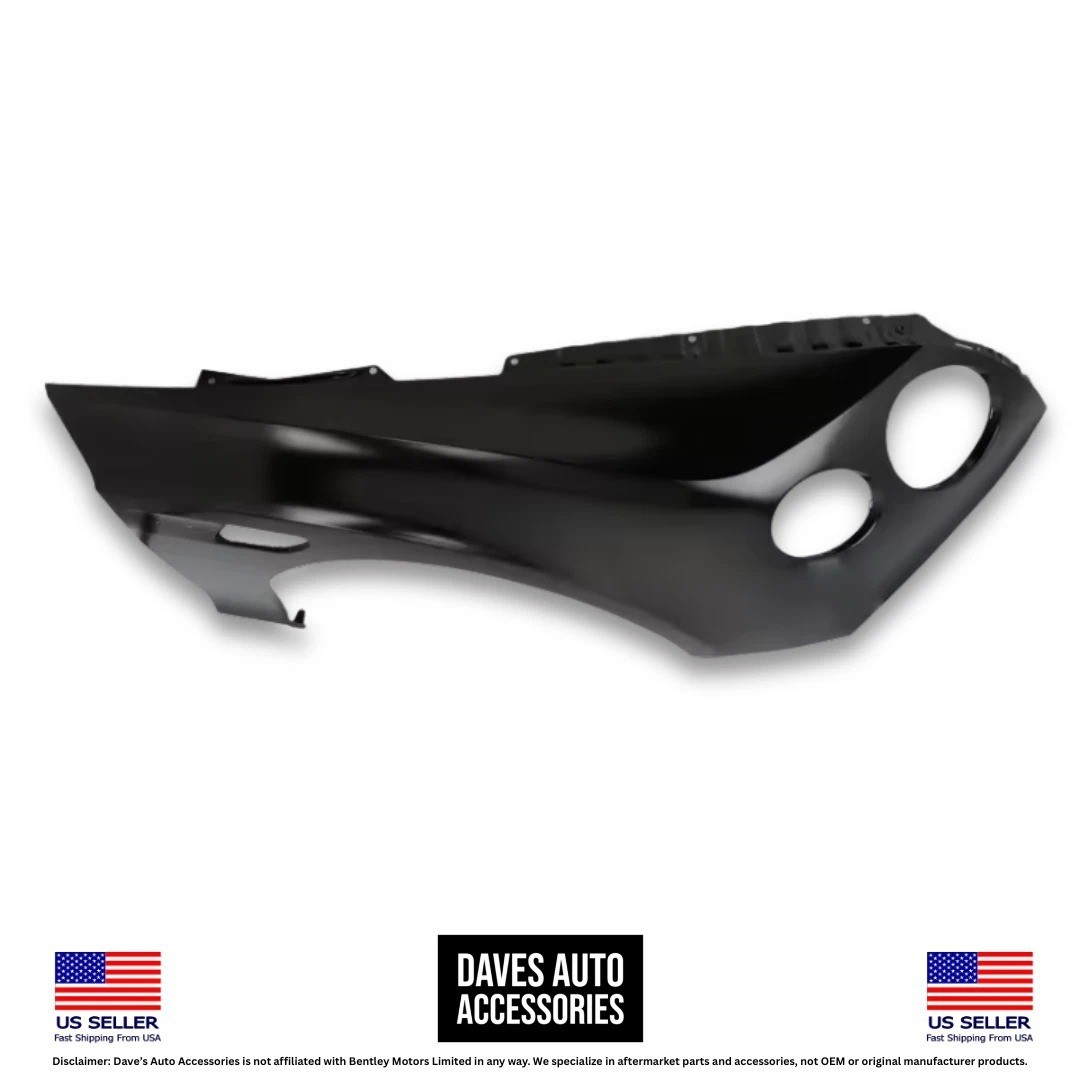 Right Fender Carbon Fiber Panel 1PC Fits 16-18 Bentley Continental GT GTC