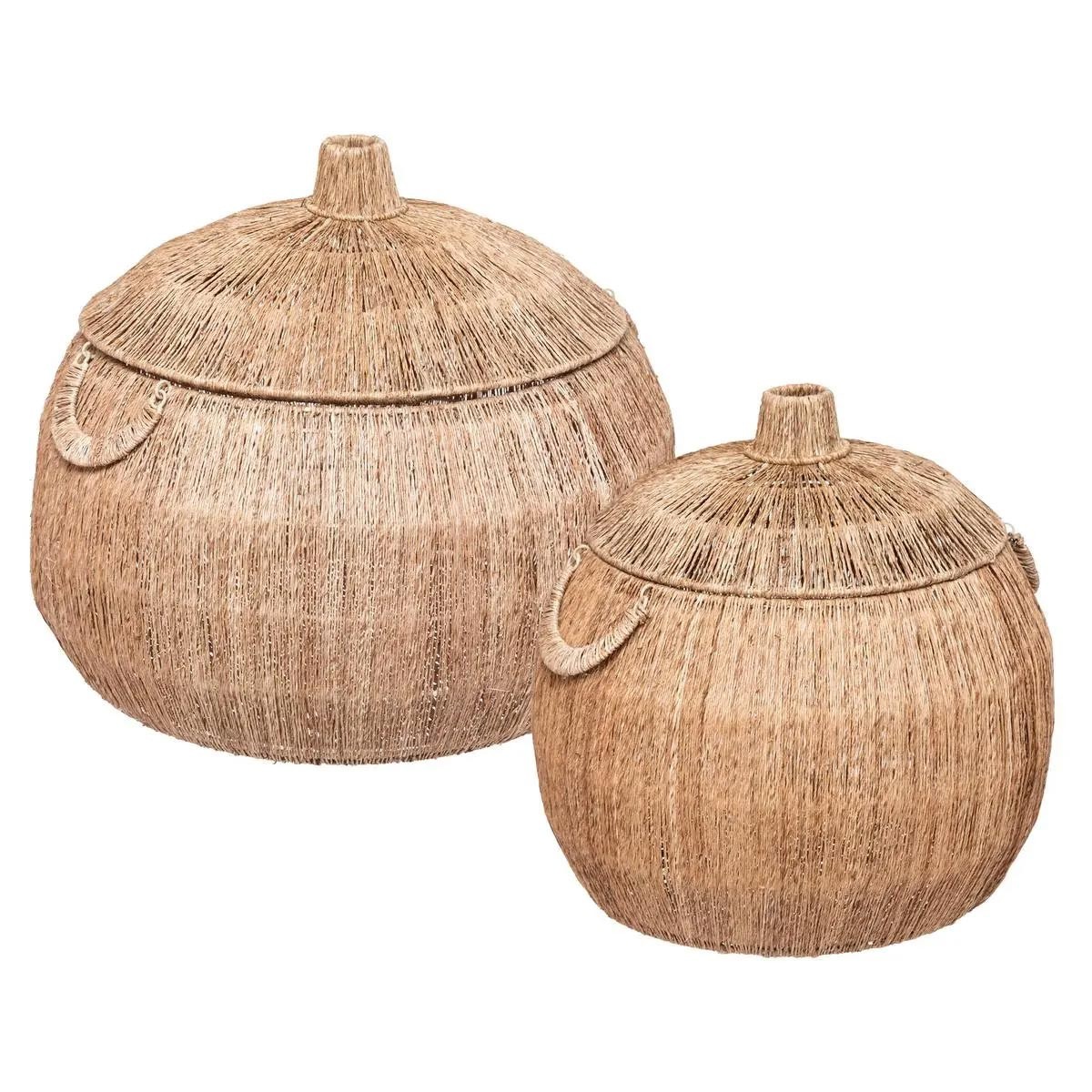 Panier Tropique Australe 54cm lot de 2 pour organiser la maison