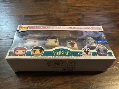 Funko Pop Vinyl Disney - Ariel Prince Eric Scuttle Ursula (Diamond) (Exclusive)