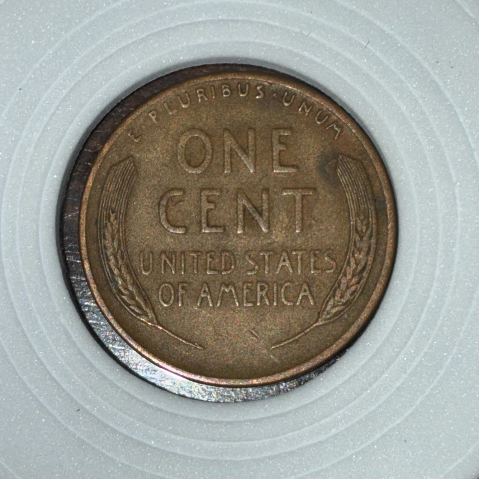 1937 s Copper Lincoln Wheat Ear One Cent Mint Error Circulated  - Image 3 of 4
