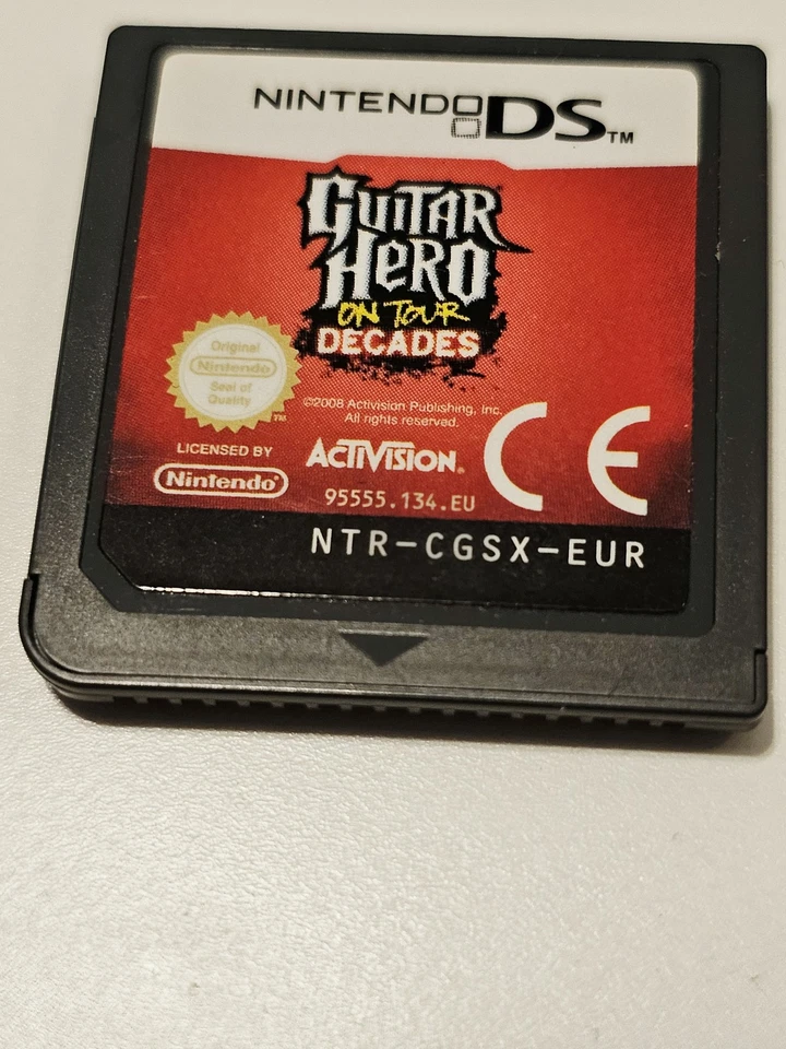 Nintendo DS cartouche de jeu Guitar Hero On Tour Decades Activision - Photo 1/1