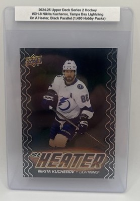 2024-25 Upper Deck Series 2 #OH-8 Nikita Kucherov On A Heater BLACK (1:480Packs)