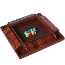 Shut The Box Dice Game for 2-4 Players | Family Math Board Game