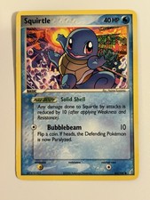 Pokémon Squirtle Water TCG Card 64/100 Crystal Guardians Regular