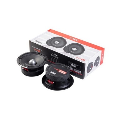 VIBE 6,5'' PRO MITTELTÖNER 960 WATT MAX AUTO AUDIO LAUTSPRECHER SCHWARZ AIR LAUT