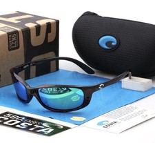 Costa del Mar Brine Tortoise Shell Frame Green Mirror Polarized Sunglasses 580P