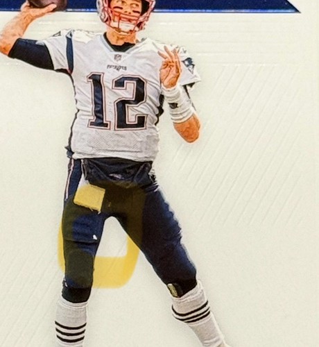 2019 CHRONICLES VERTEX TOM BRADY 29/99 BLUE FOIL PATRIOTS SP A4 - Picture 3 of 3