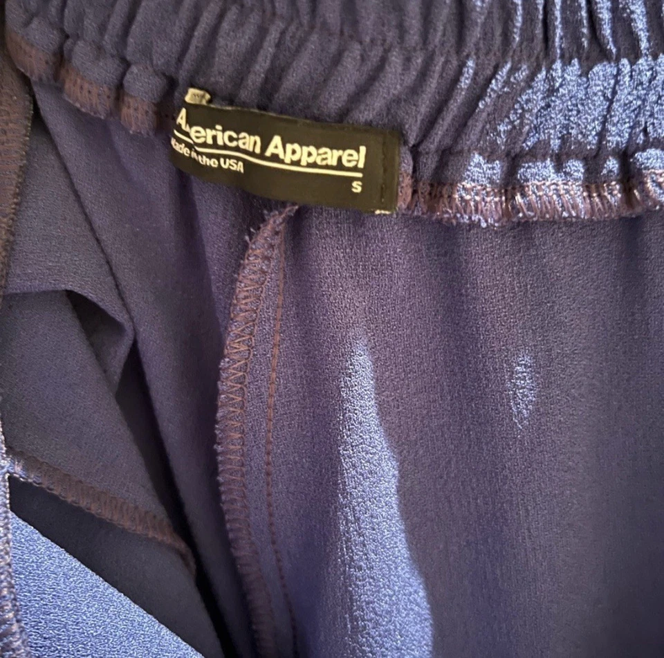 American Apparel Royal blue pants made in USA.RARE Size S - Image 3 of 4