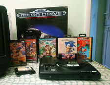 SEGA Mega Drive Console with 5 Games - BOXED! and in Great Condition!