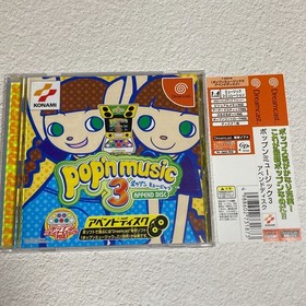 Pop&rsquo;n Music series 1～4 SEGA Dreamcast Japanese Game Lot of 4 with spine card
