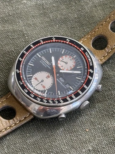 Vintage SEIKO UFO Yachtman Chronograph Automatic Wristwatch 6138-0017 - Japan