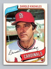 1980 Topps #286 Darold Knowles Very Good