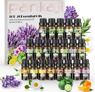 20er Enthusiasten-Set Ätherische Öle BIO 100% naturrein   Essential Oil Set 10ml