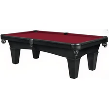 8' Mustang Pool Billiards Table - Raven - Black