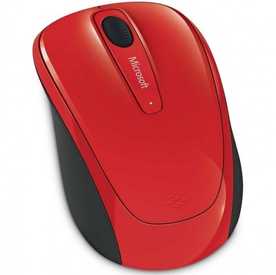 Microsoft GMF-00293 Wireless Mobile Mouse 3500 Limited Edition Maus Rot Kabellos