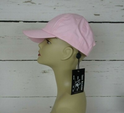 New True Religion Pink Baseball Cap Hat Crystal Horseshoe Logo Bling Minimalist New True Religion Pink Baseball Cap Hat Crystal Horseshoe  main image 2