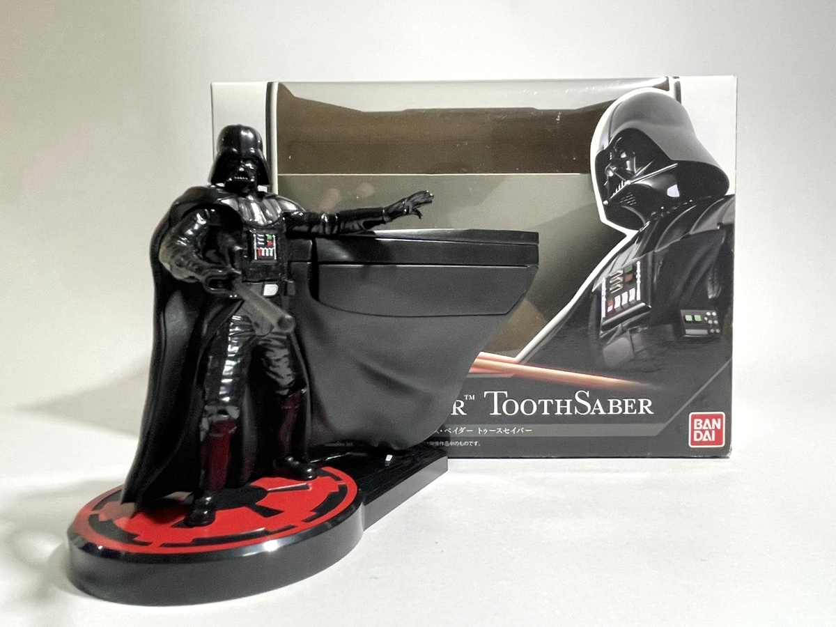Star Wars DARTH VADER TOOTHSABER Figure Toothpick Dispenser Bandai