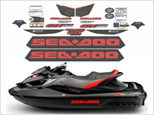 SEADOO GTX 260 LIMITED  2013 Graphics / Decal / Sticker Kit RED / BLK