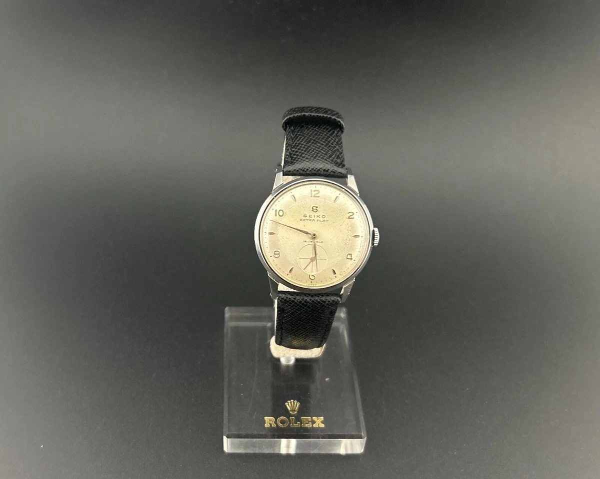 Seiko extra plat r f. Montre m canique homme J13000 cadran textur