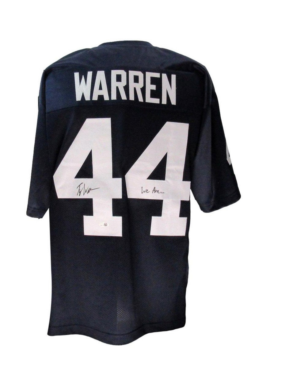 Tyler Warren HYDRODYNAMIC（サイン、シリアルNO入） Tyler Warren Autographed Blue Custom Football Jersey Penn State