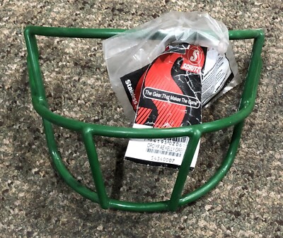 SCHUTT FOOTBALL HELMET FACEMASK GAME GREEN BAY PACKERS OPO-YF AE - KELLY GREEN