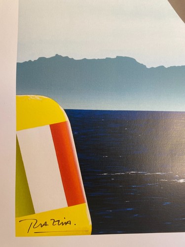 Original Signed 2010 Sardegna L.V. Trophy Sailing Cup Poster by Razzia - 第 3/3 張圖片