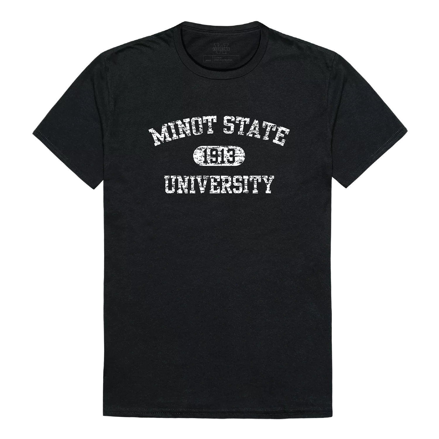 Minot State Beavers NCAA Vintage Distressed College Tee T-Shirt