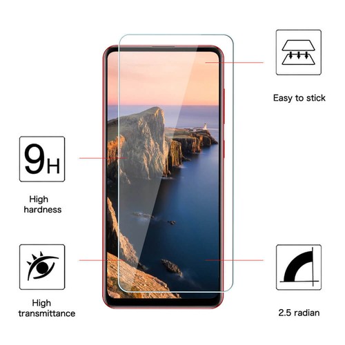 Carbon Case for Xiaomi Poco M4 Pro 4G Phone Cover and Glass Screen Protector - Picture 4 of 4
