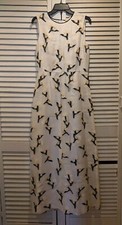 TORY BURCH Floral Embroidered Maxi Dress Size 8