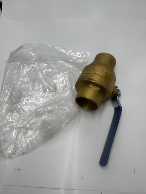 Milwaukee Valve Series Brass Ball Inline Lever Valve 3/4'' Solder 600 WOG BA-485B